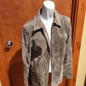 Alfani Tan Leather Jacket